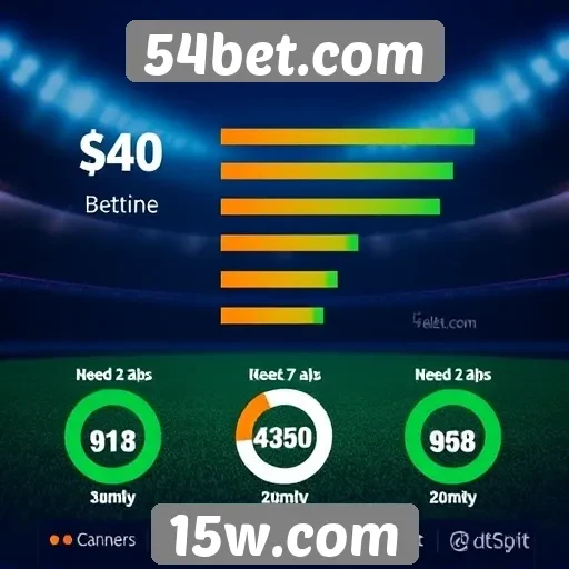Estatísticas de usuários ativos no 54bet.com